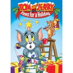 Tom and Jerry: Paws for a Holiday VHS (2003) TESTED Tape Only